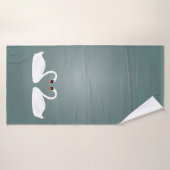 Serviette de bain Swans (Serviette de bain)