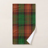 Serviette De Bain Tartan Vert (Serviette à main)