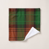 Serviette De Bain Tartan Vert (Gant de toilette)