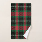 Serviette De Bain Tartan Vert (Serviette à main)