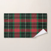 Serviette De Bain Tartan Vert (Serviette à main)