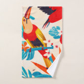 Serviette de bain tropicale (Serviette à main)