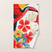 Serviette de bain tropicale (Serviette à main)