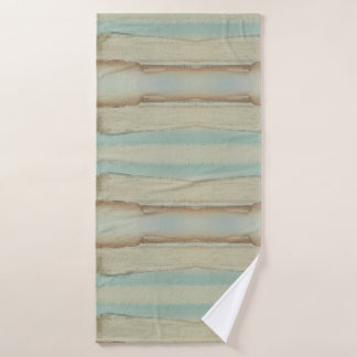 Serviette de bain turquoise