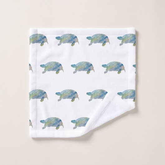 Serviette de bain Turtle Coastal Beach (Gant de toilette)
