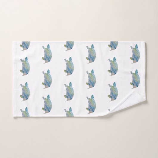 Serviette de bain Turtle Coastal Beach (Serviette à main)