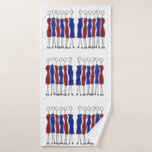 Serviette de bain (unique à main)