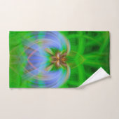 Serviette De Bain Vert Intricé (Serviette à main)