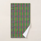 Serviette De Bain Vert, Jaune, Rouge (Serviette à main)