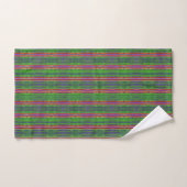Serviette De Bain Vert, Jaune, Rouge (Serviette à main)