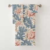 Serviette de bain vintage Floral Morris (En situation)