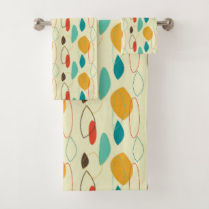 Serviette de bains moderne du milieu du siècle, M