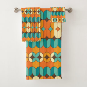 Serviette de bains moderne du milieu du siècle, M