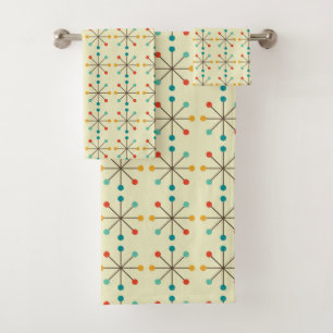 Serviette de bains moderne du milieu du siècle, M