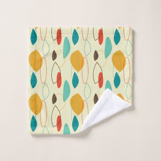 Serviette de bains moderne du milieu du siècle, Mo (Gant de toilette)
