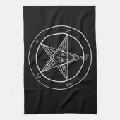 Serviette de Baphomet pour le gymnase, le golf ou (Vertical)