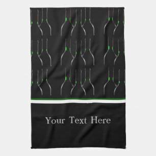 Serviette de bar ou de cuisine pour bouteille de v