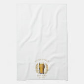 Serviette de bar-pub personnalisée avec nom person (Vertical)