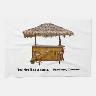 Serviette de barre de hutte de Tiki