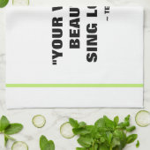 Serviette de barre - tequila (Plié)