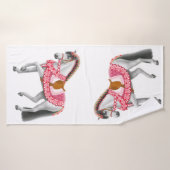 Serviette de Bath de cheval de défilé de coeur de (Serviette de bain)