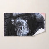 Serviette de bave de chiot d'ours de Notta (Serviette à main)