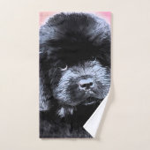 Serviette de bave de chiot d'ours de Notta (Serviette à main)