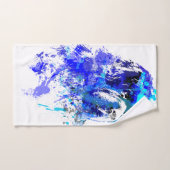 Serviette de bave de floc d'ours de Notta (Serviette à main)