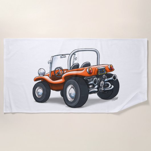 serviette de boguet de plage (à couvercle serti (Devant)