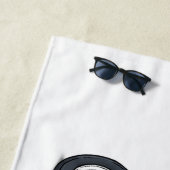 serviette de boguet de plage (hard-top bleu) (En situation)