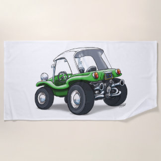 serviette de boguet de plage (hard-top vert)