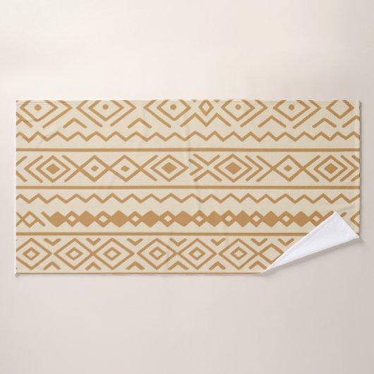Serviette de Bohême moderne beige (Serviette de bain)