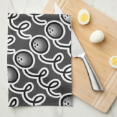 Serviette de boule de bowling personnalisée pour l (Quart Plié)