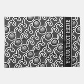 Serviette de boule de bowling personnalisée pour l (Horizontal)