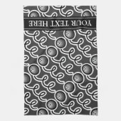 Serviette de boule de bowling personnalisée pour l (Vertical)