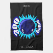 Serviette de Bowling personnalisée 300 Game Blues (Vertical)