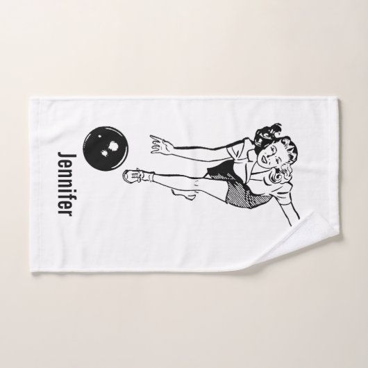 Serviette de Bowling Personnaliser (Serviette à main)