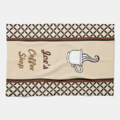 Serviette de café personnalisée (Horizontal)