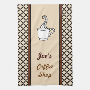 Serviette de café personnalisée
