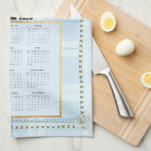Serviette de calendrier 2026 Bluejay 2 (Quart Plié)
