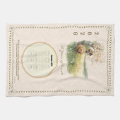 Serviette de calendrier 2026 chrétien Pastel Scène (Horizontal)