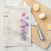 Serviette de calendrier 2026 Cottage Une saison de (Quart Plié)
