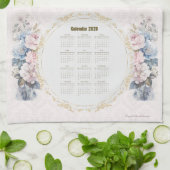 Serviette de calendrier 2026 Église Une saison de (Plié)