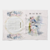 Serviette de calendrier 2026 Église Une saison de (Horizontal)