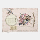 Serviette de calendrier 2026 Mésanges Home Sweet H (Horizontal)