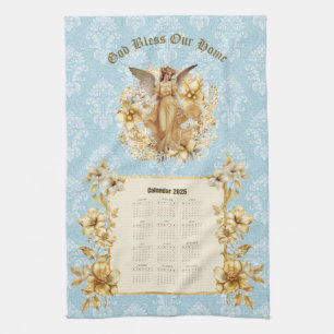 Serviette de calendrier 2026 Pretty Guardian Angel