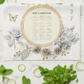 Serviette de calendrier 2027 Ange Gardien (Plié)
