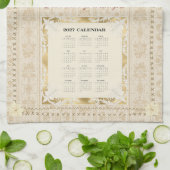 Serviette de calendrier 2027 Cardinaux (Plié)
