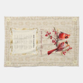 Serviette de calendrier 2027 Cardinaux (Horizontal)