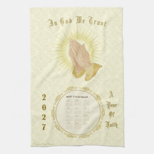 Serviette de calendrier 2027 En Dieu Nous Avons Co